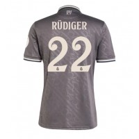 Real Madrid Antonio Rudiger #22 Rezervni Dres 2024-25 Kratak Rukav